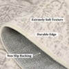 Vintage Printed Area Rugs Non-Slip Oriental Distressed Accent Carpet - 4 of 4
