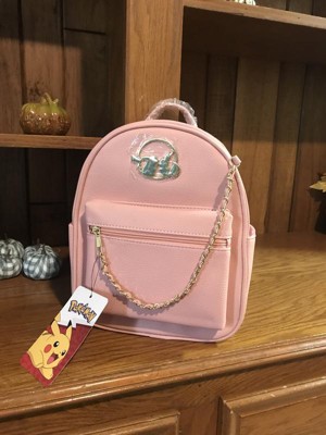 Pokemon Mini Backpack - Pink Corduroy Eevee