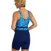 Sporti Sporti HydroLast Spring Garden Chlorine Resistant Scoop Back Unitard One Piece Swimsuit Spring Garden 14 - 4 of 4