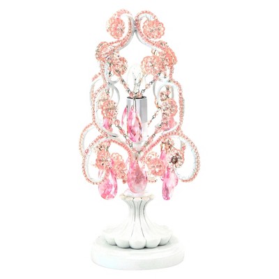 pink chandelier table lamp