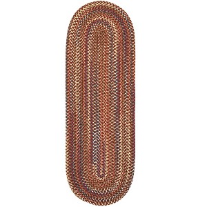 Colonial Mills Cedar Cove - Rust 2 Ft x9 Ft Runner (Oval) Rug Indoor 65% Nylon/35% Polypropylene - 1 of 3