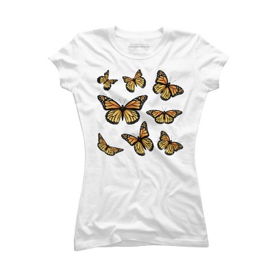 Junior's Design By Humans Monarch butterfly By AnnArtshock T-Shirt