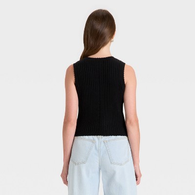 Women's Ribbed Sweater Vest - Universal Thread' - image 2