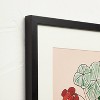 (Set of 3) 9" x 18"/14" x 14"/16" x 20" Floral Mixed Size Frames Black - Opalhouse™ designed with Jungalow™ - image 3 of 4