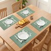 REGALWOVEN Plastic Placemats Set of 6 Placemats for Dining Table Decor Indoor Outdoor Washable Kitchen Table Mat Wipe Clean - 3 of 4