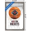 Trends International NBA Houston Rockets - Drip Basketball 21 Framed Wall Poster Prints - 3 of 4