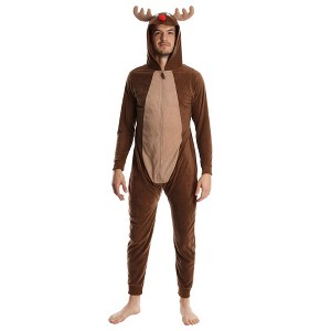 SLEEPHERO Men’s Novelty Long Sleeve Pajama Union Suit Costume - 1 of 4