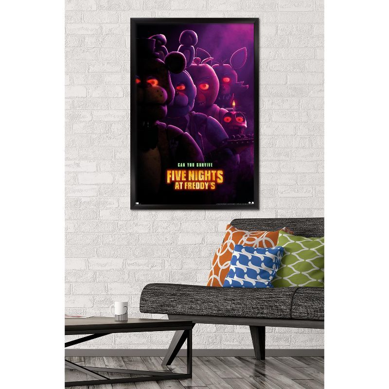 Trends International Five Nights at Freddy's Movie - Teaser One Sheet Framed Wall Poster Prints, 2 of 7