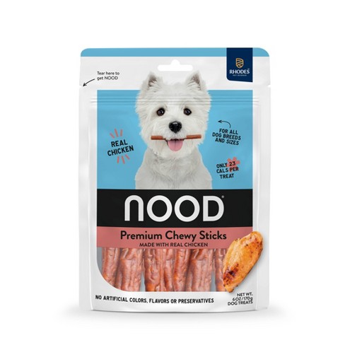 NOOD Pet Food Chicken Flavor Chewy Adult Dog Treat Sticks 6oz