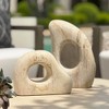 Uttermost Stone Flow Sculptures-Natural Palimanan Stone with Smooth, Flowing Forms, Set of 2 - 2 of 4