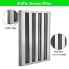 Commercial Hood Filters,Stainless Steel 6 Grooves Range Hood Filter for Kitchen Exhaust Hoods, Pack of 6 - 2 of 4