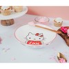 Silver Buffalo Sanrio Hello Kitty "Love" 9-Inch Ceramic Coupe Dinner Bowl - 4 of 4