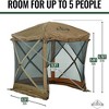 Hike Crew 6.5’x6.5’ Screened Gazebo Tent, 4-Sided Outdoor Tent Canopy, SPF 50+ UV Resistant - 3 of 4