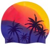 Sporti Sunset Palm Multi Silicone Swim Cap - 2 of 2