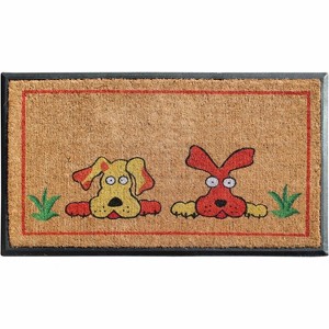 A1HC Natural Coir & Rubber Door Mat 30"x48", Heavy Duty with Anti-Shed and Fade-Resistant, Long-Lasting Outdoor Entrance Doormat for Front Porch - 1 of 4