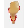 Merker Ruched Spool Heel Casual Women Sandals - 2 of 2