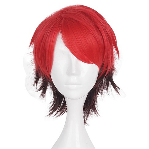 Short hotsell red wigs