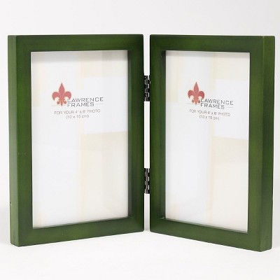Lawrence Frames 756046D Green Wood 3.1" x 4.1" Picture Frame