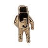 Sagebrook Home 11" Ceramic Astronaut Sculpture Contemporary Modern Metallic Statuette Table Decor - 4 of 4