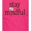 Men's - Instant Message - Stay Mindful Flower Short Sleeve Graphic T-Shirt - 2 of 4