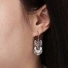 German Shepherd Dog Silver Necklace Earrings Set Women Ginger Lyne Collection - 4 of 4