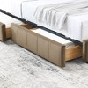 Sapphtopaz Daybed Bed Frame with Tufted Upholstered Sofa Bed with Armrests and Wood Slats Support Beds for Apartment, Bedroom - 4 of 4