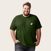 Dalix Ghost Embroidered Soft Cotton Short Sleeve T Shirt Mens - 4 of 4