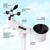 Logia 5-in-1 WiFi Weather Station with Solar, Indoor/Outdoor Weather Station - 3 of 4
