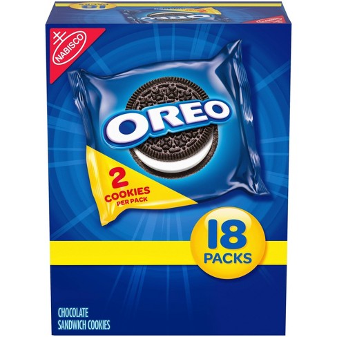 Oreo Chocolate Sandwich Cookies Multipack 18ct Target