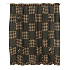 Farmhouse Star Shower Curtain 72x72 VHC Brands - 1 of 4