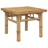 vidaXL Coffee Table 17.7"x17.7"x13.8" Bamboo - 2 of 4