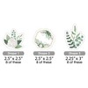 Big Dot of Happiness Boho Botanical - Paper Straw Decor - Greenery Party Striped Decorative Straws - Set of 24 - 2 of 4
