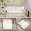 Whisen 59.5" Convertible Sleeper Sofa with Storage and Charging - 4 of 4