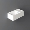 ALFI  Britannia Rectangular Wall Mount Basin with Right Single Hole Drill - 3 of 3