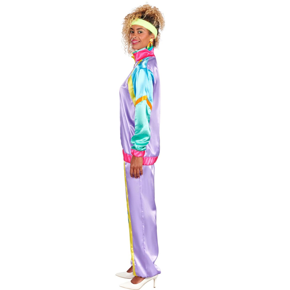 Adult 80s Tracksuit Costume - thumbnail 3