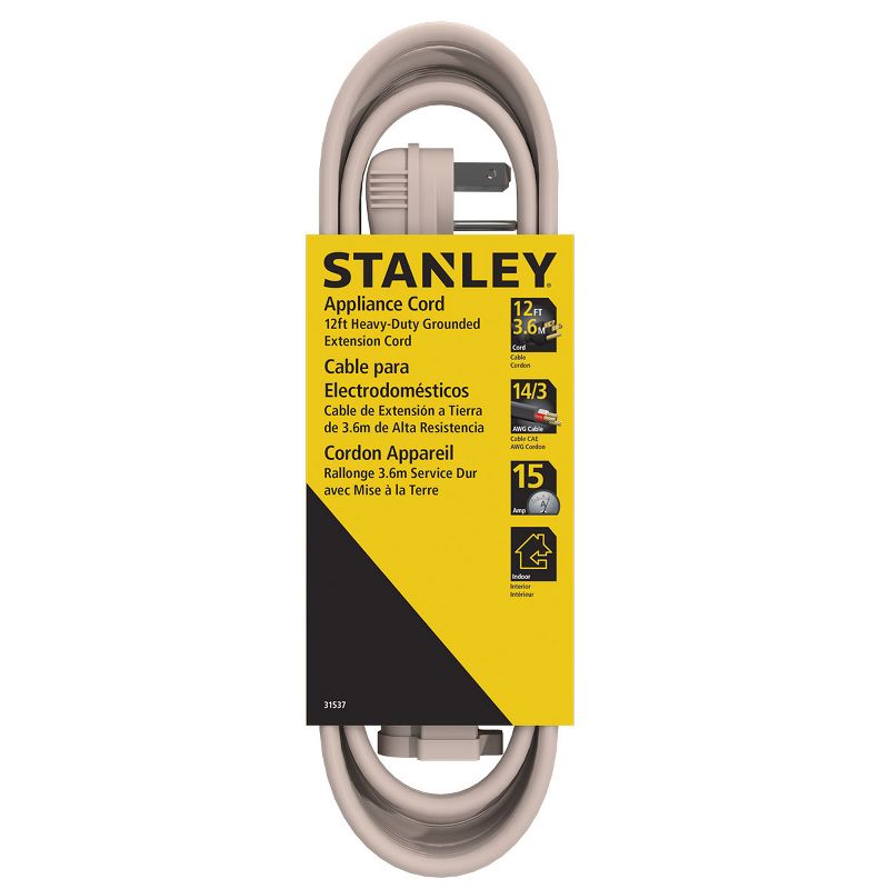 Stanley Grounded Heavy Duty Appliance Extension Cord, 2 of 3