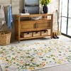 Martha Stewart Floral MSRW186  Machine Washable Skid-Resistant Power Loomed Indoor Rugs - 3 of 4
