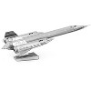 Model Kit Lockheed Martin SR-71 Blackbird Aircraft (Moderate Difficulty) Steel Model by Metal Earth - 4 of 4
