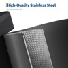 16 Gallon Metal Trash Can with Lid - Rustproof Step-On Kitchen Bin, Soft Close Lid, Liner Rim, Rear Handle , Perfect for Home Use - 3 of 4