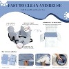 Hachikiko Versatile Pet Car Seat Bed - Expandable Dog Booster with Side Pockets & Safety Straps - 4 of 4