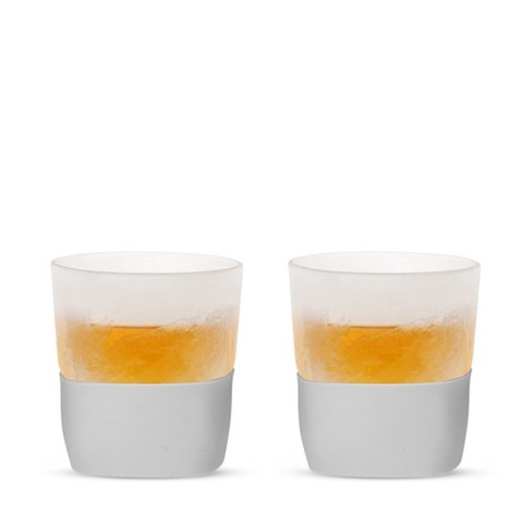 Host Glass Freeze Whiskey Cooling Glasses, Double Wall Glass Cups, Drink Tumblers for Whiskey Tumblers, Insulated Cup Drinkware, 9oz Glass Set of 2 - image 1 of 4