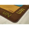 Alphabet Grid Classroom Rug – Calm & Cozy A to Z Learning Rug for Kids, Rectangle - 2 of 4