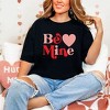Simply Sage Market Women's Be Mine Heart Bold Short Sleeve Garment Dyed Tee - 2 of 4
