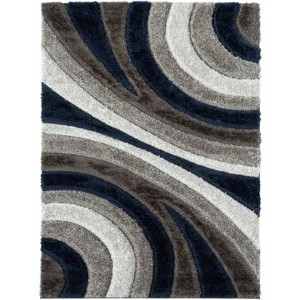Luxe Weavers Modern Shag Geometric Indoor Area Rug - 1 of 4