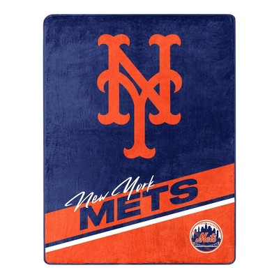 MLB New York Mets 46&#34;x60&#34; Spirited Silk Touch Throw Blanket_1