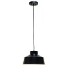 Industrial Barn Pendant Black - Lalia Home: Vintage-Inspired Metal Dome Light, UL Listed, Adjustable Height - 2 of 4