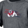 NCAA Fresno State Bulldogs Boys' Gray Poly T-Shirt - 3 of 3