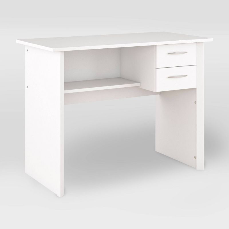 Kingston 2 Drawer Desk White - CorLiving, 4 of 12