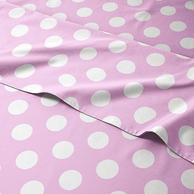 Kids 4 Piece Bed Sheet Set - Cute & Cozy Wrinkle-Resistant with Vibrant Designs - CGK Linens.