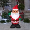 Gemmy Christmas Airblown Inflatable Santa, 3.5 ft Tall, Multi - 2 of 4